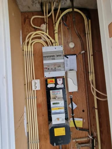 Afgewerkte groepenkast installatie